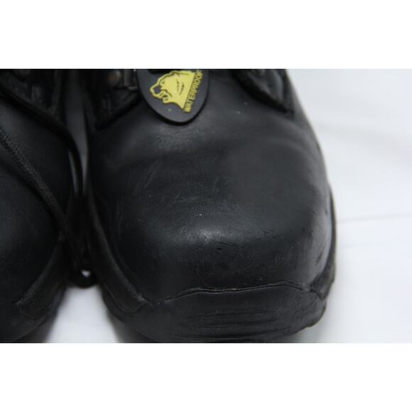 Herman Survivors Commander Military Boots Men’s Size 12 Black Leather Waterproof - Picture 4 of 9